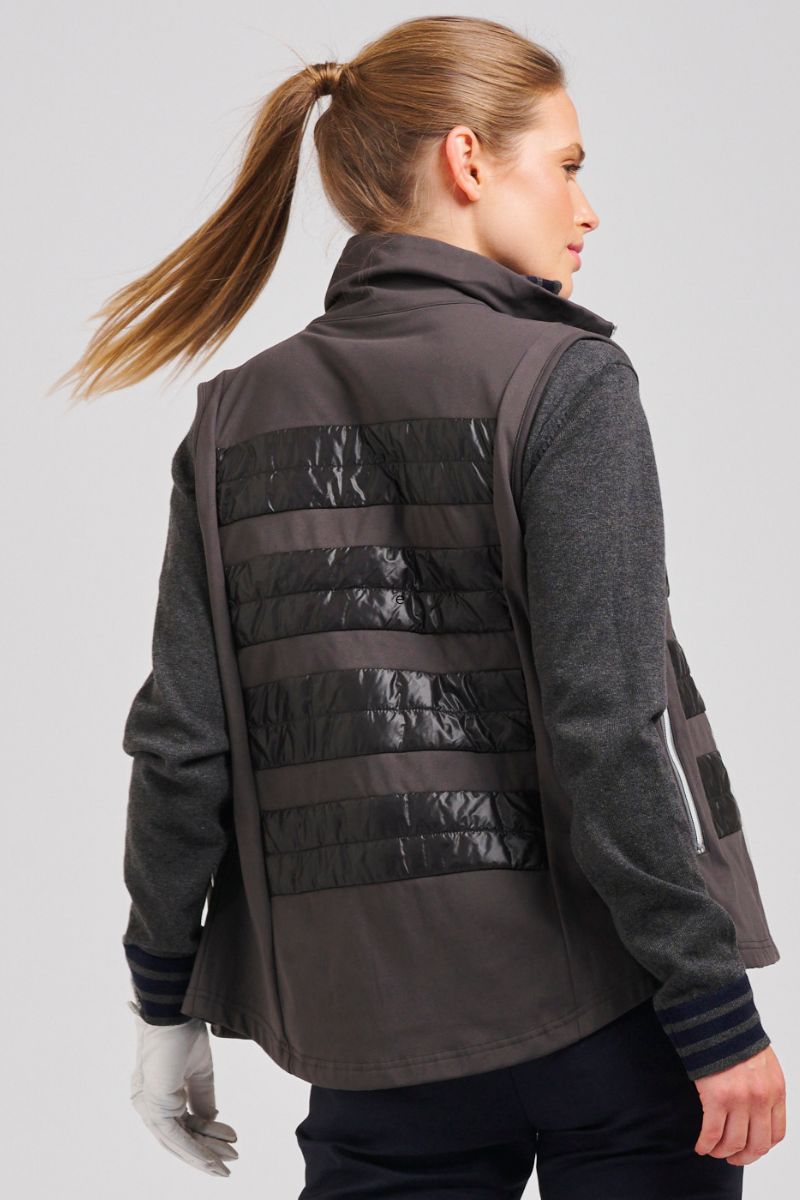The Bougle Sleeveless Vest - Charcoal